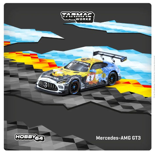 Tarmac Works - Mercedes-AMG GT3 Nürburgring 24h 2020 Y. Buurman / N. Bastian / P. Ellis / H. Haupt #2 - 1:64 Scale
