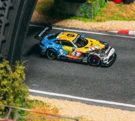 Tarmac Works - Mercedes-AMG GT3 Nürburgring 24h 2020 Y. Buurman / N. Bastian / P. Ellis / H. Haupt #2 - 1:64 Scale