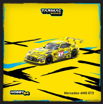 Tarmac Works - Mercedes-AMG GT3 Nürburgring 24h 2023 P. Ellis / R. Marciello / E. Mortara / L. Stolz #4 - 1:64 Scale