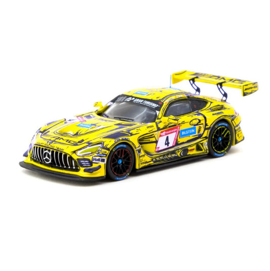 Tarmac Works - Mercedes-AMG GT3 Nürburgring 24h 2023 P. Ellis / R. Marciello / E. Mortara / L. Stolz #4 - 1:64 Scale