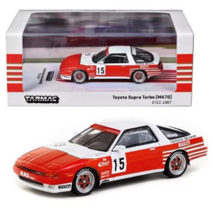Tarmac Works - Toyota 1987 Supra Turbo MA70 #15 Micangeli/Calderari ETCC - 1:64 Scale