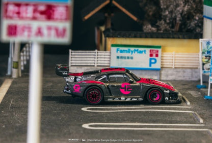 Tarmac Works - Bisimoto Porsche 935 K3V Model Car + Trading Cards Combo Set