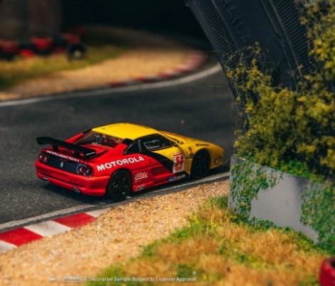 Tarmac Works - Ferrari F355 Challenge World Challenge Series 2000 Matt Drendel #54 - 1:64 Scale