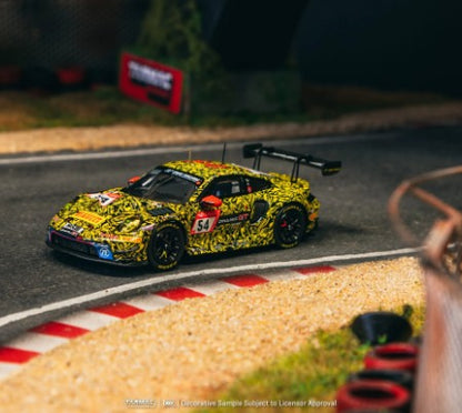 Tarmac Works - Porsche 911 GT3 R Nürburgring 24h 2023 C. Engelhart / A. Güven / L. Heinrich / L. Vanthoor #54 - 1:64 Scale