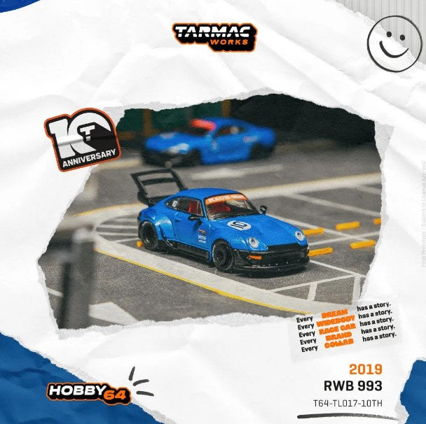 Tarmac Works - 2019 Porsche RWB 993 '10th Anniversary'