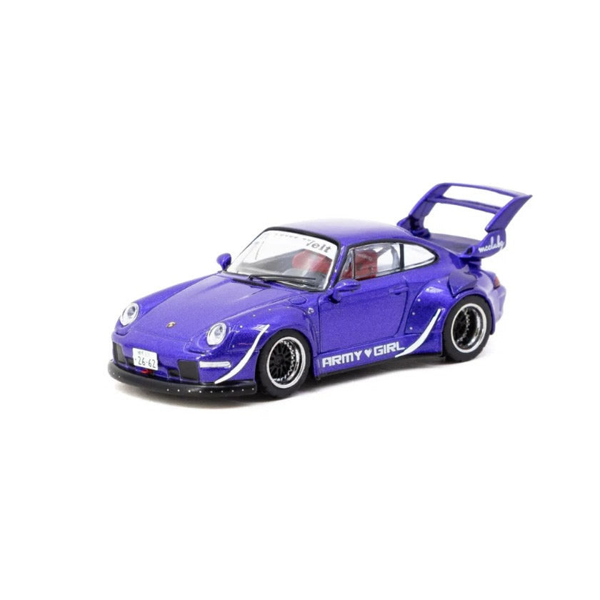 Tarmac Works - Porsche RWB 993 'Army Girl' - 1:64 Scale