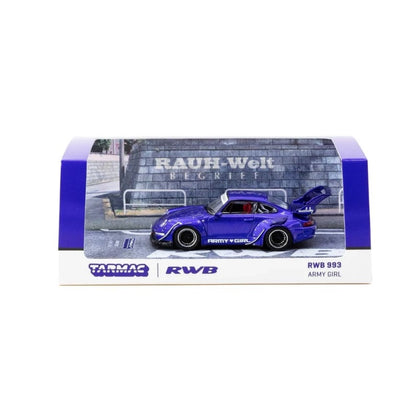 Tarmac Works - Porsche RWB 993 'Army Girl' - 1:64 Scale