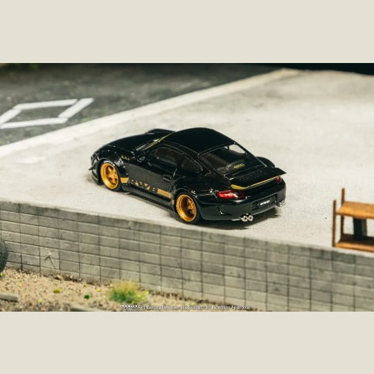 Tarmac Works - Porsche RWB 997 (Black/Gold) - 1:64 Scale