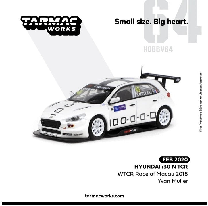 Tarmac Works - Hyundai i30N TCR WTRC Race of Macau 2018