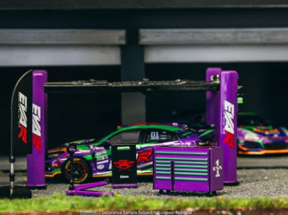 Tarmac Works - Garage Tools Set 'EVA Racing' - 1:64 Scale