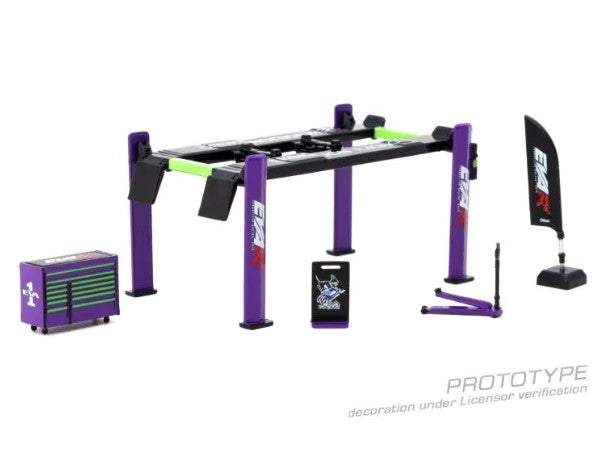 Tarmac Works - Garage Tools Set 'EVA Racing' - 1:64 Scale