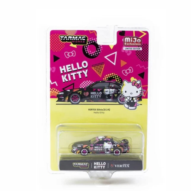 Tarmac Works - Vertex Nissan Silvia (S14) 'Hello Kitty' - 1:64 Scale