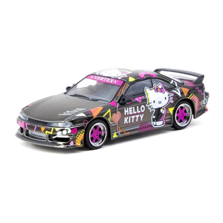 Tarmac Works - Vertex Nissan Silvia (S14) 'Hello Kitty' - 1:64 Scale