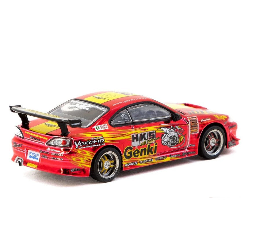 Tarmac Works - Nissan Hiper Silvia (RS-2) 'HKS' - Red Chrome