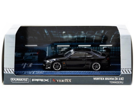 Tarmac Works - Nissan Silvia (S15) Vertex TONNDERU Black - 1:64 Scale