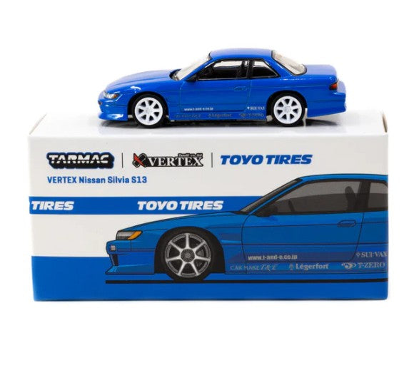 Tarmac Works - Nissan Vertex Silvia (S13) 'Toyo Tires' - 1:64 Scale