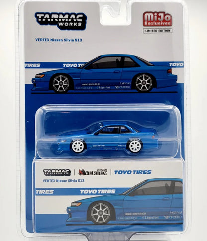 Tarmac Works - Nissan Vertex Silvia (S13) 'Toyo Tires' - 1:64 Scale