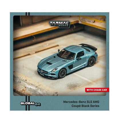 Tarmac Works - Mercedes-Benz SLS AMG Coupe Black Series (Matte Blue)