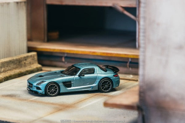 Tarmac Works - Mercedes-Benz SLS AMG Coupe Black Series (Matte Blue)