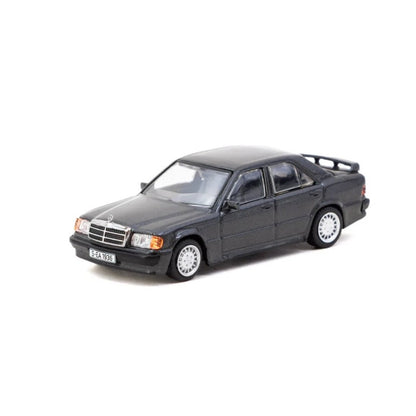 Tarmac Works - Mercedes-Benz 190e 2.3-1.6 (Blue/Black) - 1:64 Scale