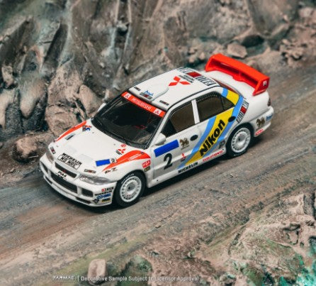Tarmac Works - Mitsubishi Lancer Evolution III Hong Kong-Beijing Rally - 1:64 Scale