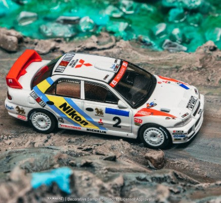 Tarmac Works - Mitsubishi Lancer Evolution III Hong Kong-Beijing Rally - 1:64 Scale