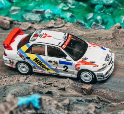 Tarmac Works - Mitsubishi Lancer Evolution III Hong Kong-Beijing Rally - 1:64 Scale