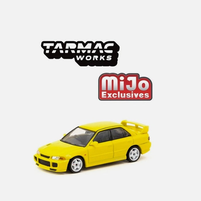 Tarmac Works - Mitsubishi Lancer GSR Evolution III (Yellow) - 1:64 Scale