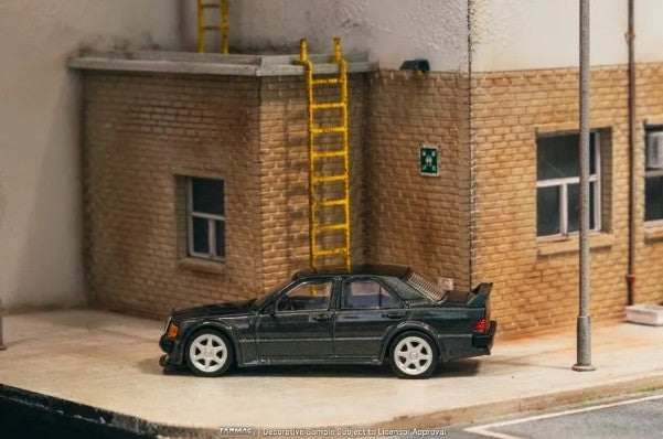 Tarmac Works - Mercedes-Benz 190 E 2.6-16 EVO 1 (Black Blue Metallic)