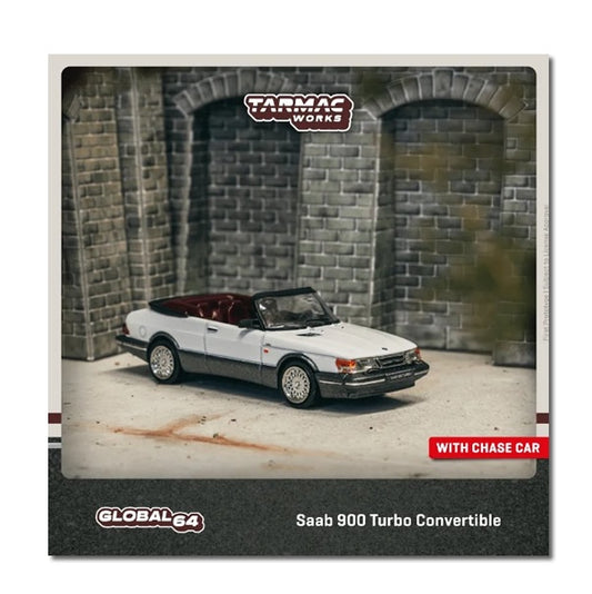 Tarmac Works - Saab 900 Turbo Convertible White