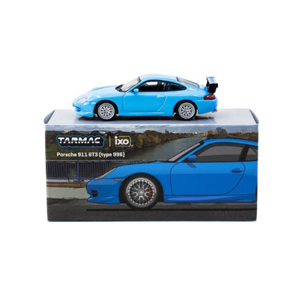 Tarmac Works - Porsche 911 (996) GT3 (Light Blue) - 1:64 Scale