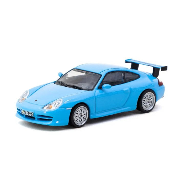 Tarmac Works - Porsche 911 (996) GT3 (Light Blue) - 1:64 Scale