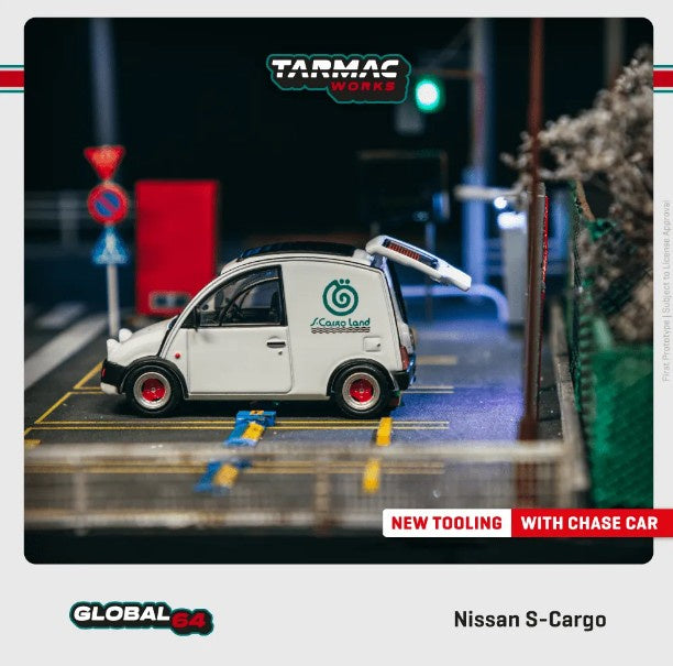 Tarmac Works - Nissan S-Cargo (White) - 1:64 Scale