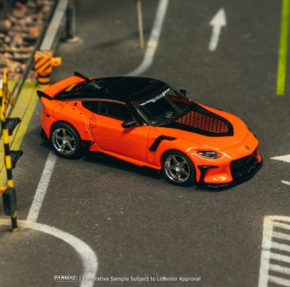 Tarmac Works - Nissan Veilside FFZ400 Fairlady Z 'Orange' - 1:64 Scale