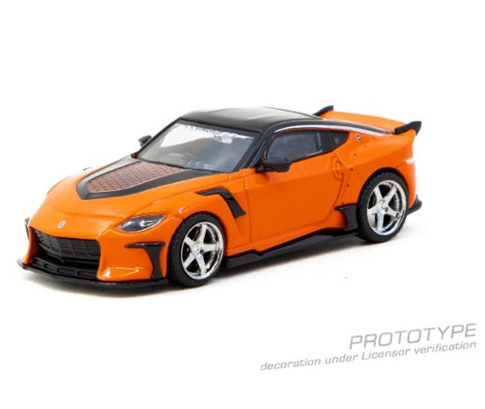 Tarmac Works - Nissan Veilside FFZ400 Fairlady Z 'Orange' - 1:64 Scale