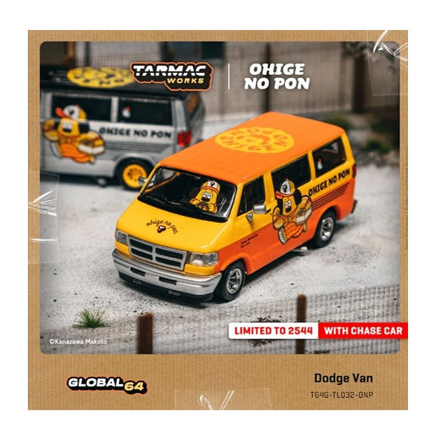 Tarmac Works - Dodge Van 'Ohige No Pon' - Orange