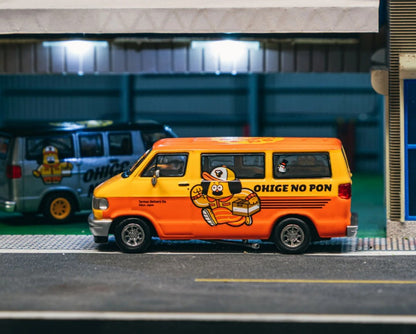 Tarmac Works - Dodge Van 'Ohige No Pon' - Orange