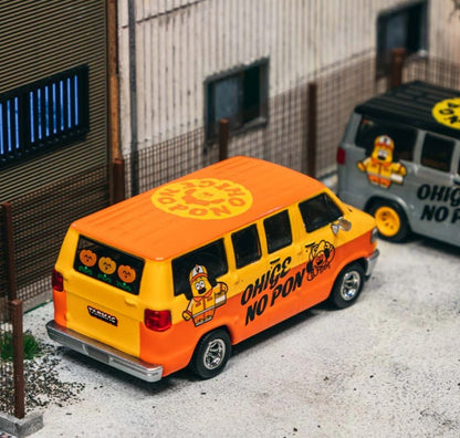 Tarmac Works - Dodge Van 'Ohige No Pon' - Orange