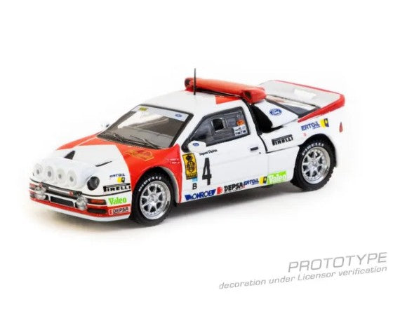 Tarmac Works - Ford RS200 Rallye Catalunya 1986 Antonio Zanini / Josep Autet #4 - 1:64 Scale