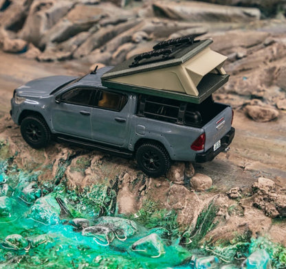 Tarmac Works - Toyota Hilux with Camping Tent - 1:64 Scale