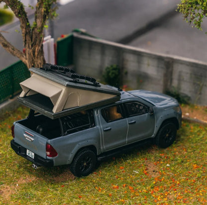 Tarmac Works - Toyota Hilux with Camping Tent - 1:64 Scale