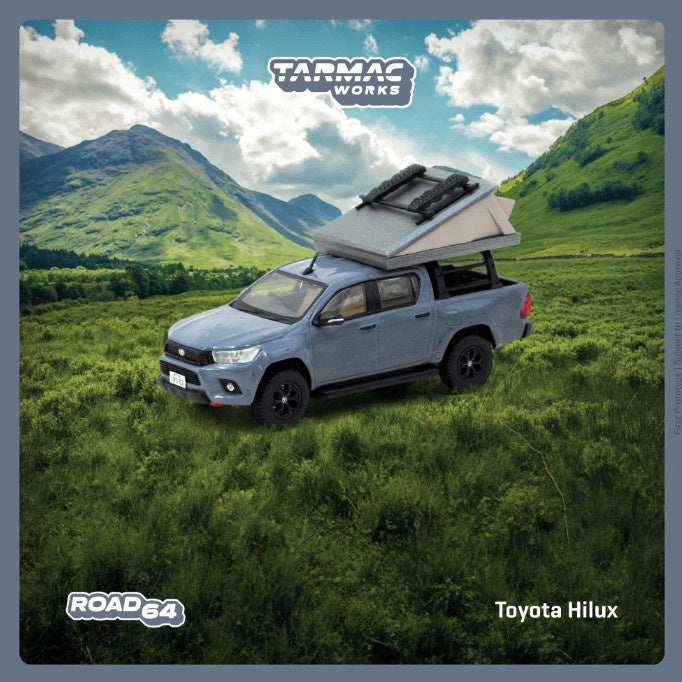 Tarmac Works - Toyota Hilux with Camping Tent - 1:64 Scale