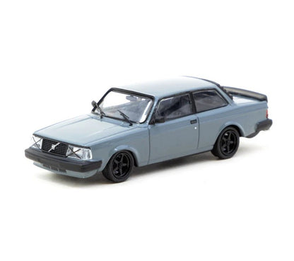 Tarmac Works - Volvo 242 Custom (Grey) - 1:64 Scale