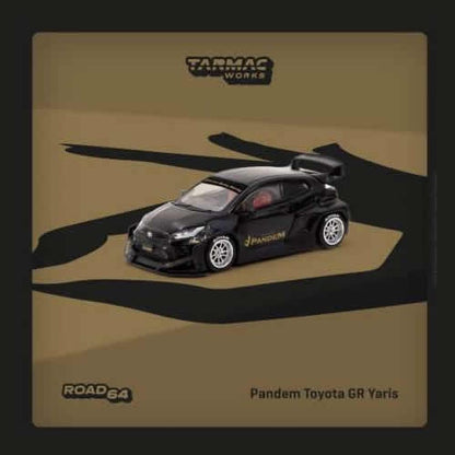 Tarmac Works - Toyota Pandem Yaris GR (Black) - 1:64 Scale