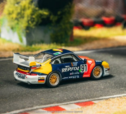 Tarmac Works - Porsche 911 GT2 24h LE MANS 1995 #91 - 1:64 Scale