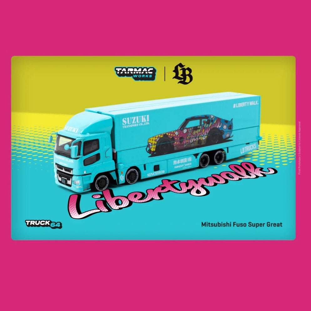 Tarmac Works - Mitsubishi Fuso Super Great 'Liberty Walk' - 1:64 Scale