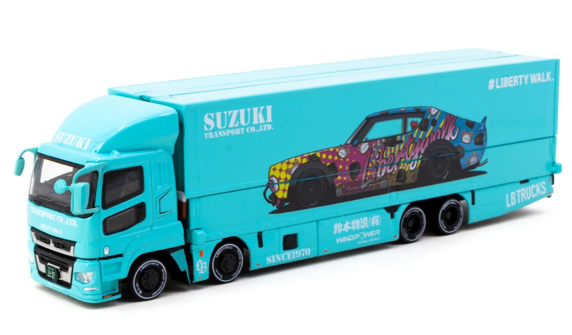 Tarmac Works - Mitsubishi Fuso Super Great 'Liberty Walk' - 1:64 Scale