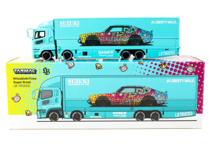 Tarmac Works - Mitsubishi Fuso Super Great 'Liberty Walk' - 1:64 Scale