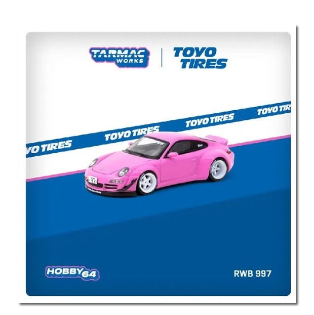 Tarmac Works - Porsche RWB 997 (Pink) - 1:64 Scale