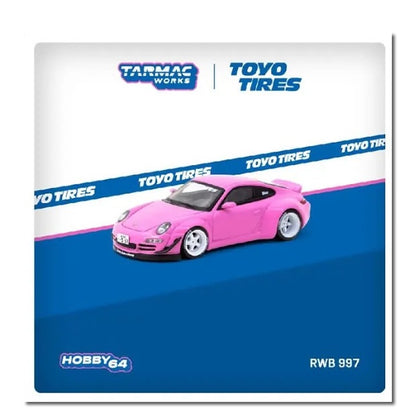 Tarmac Works - Porsche RWB 997 (Pink) - 1:64 Scale